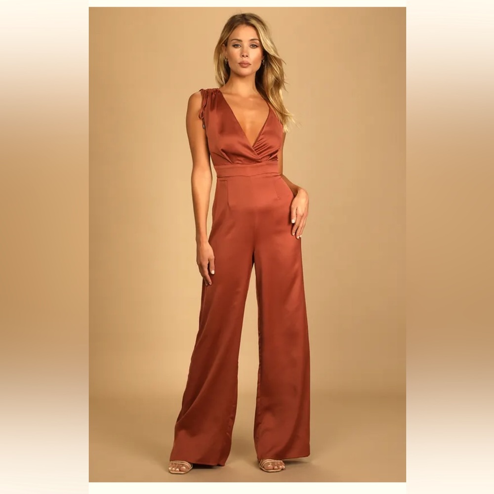 Lulus Mauve Sleeveless Pants Jumper Jumpsuit XS